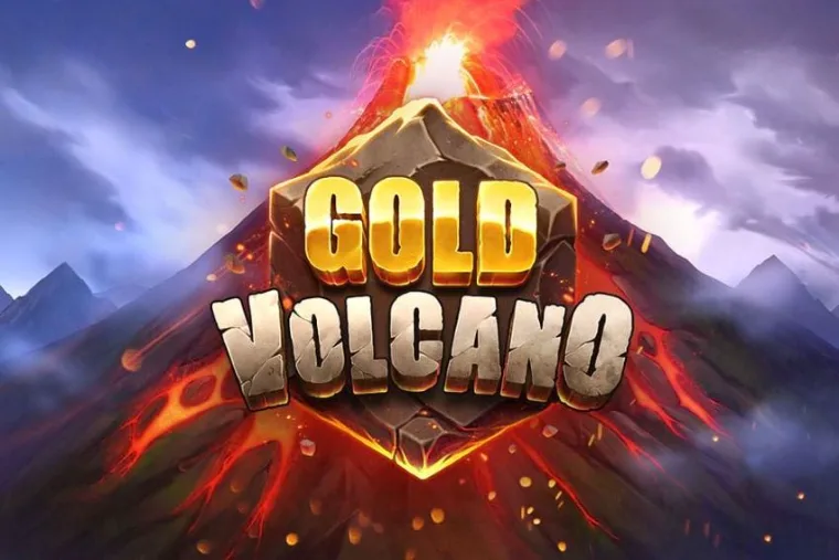 Portada de la tragamonedas Gold Volcano de Play'n GO